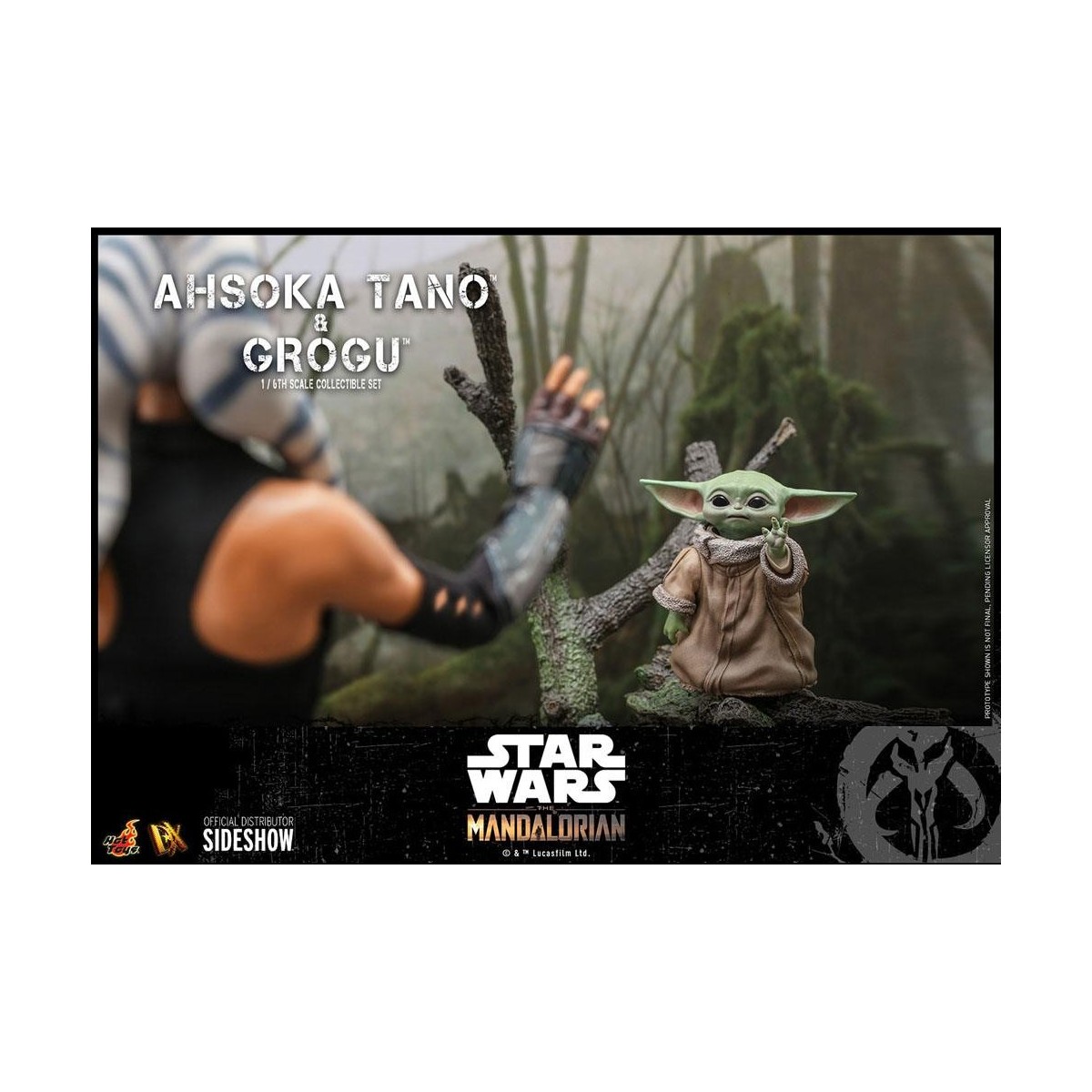 Hot Toys Star Wars - Ahsoka Tano y Grogu- La mandaloriana 1/6