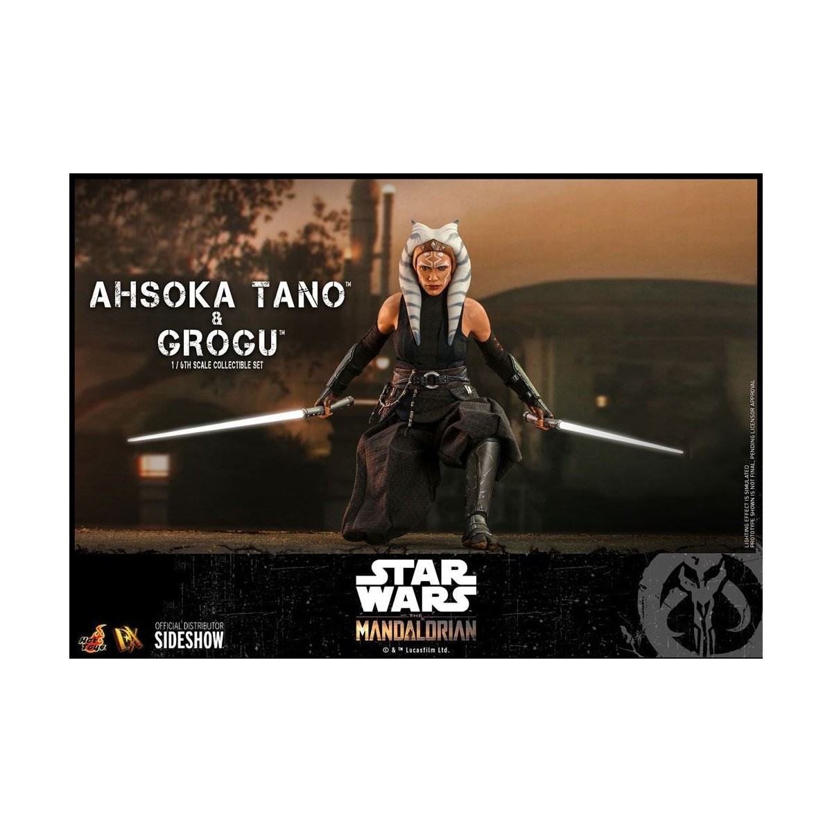 Hot Toys Star Wars - Ahsoka Tano y Grogu- La mandaloriana 1/6