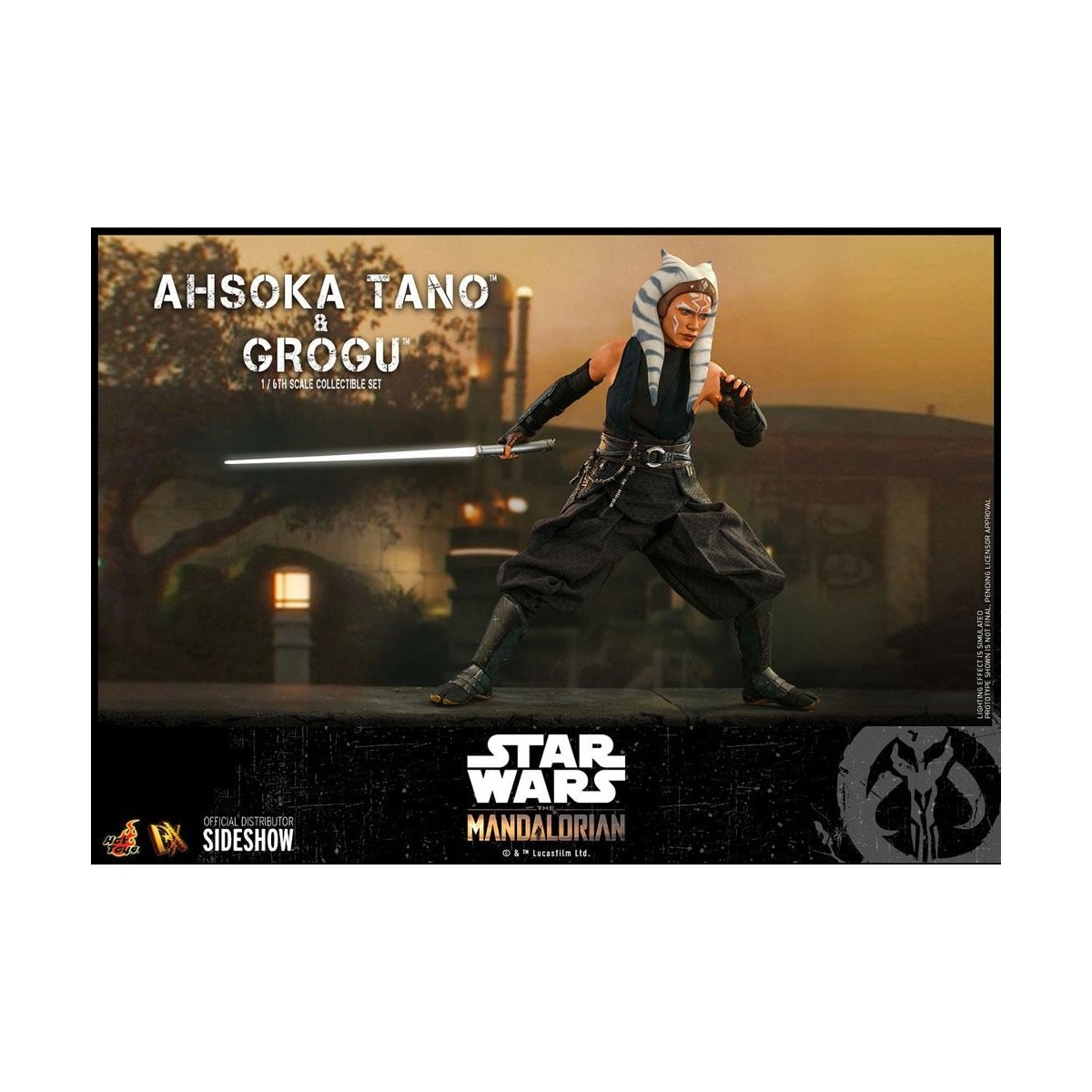 Hot Toys Star Wars - Ahsoka Tano y Grogu- La mandaloriana 1/6