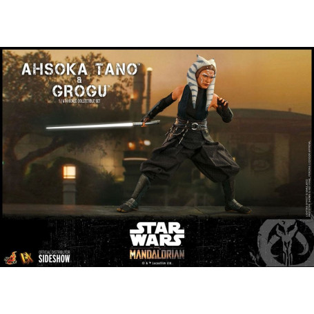 Hot Toys Star Wars - Ahsoka Tano y Grogu- La mandaloriana 1/6