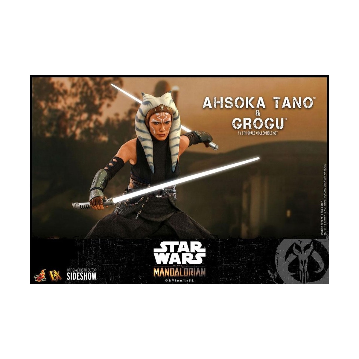 Hot Toys Star Wars - Ahsoka Tano y Grogu- La mandaloriana 1/6
