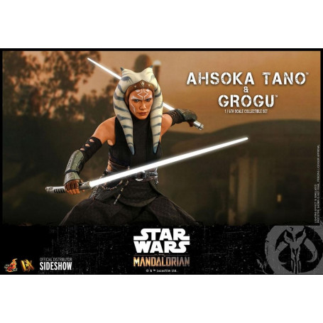 Hot Toys Star Wars - Ahsoka Tano y Grogu- La mandaloriana 1/6