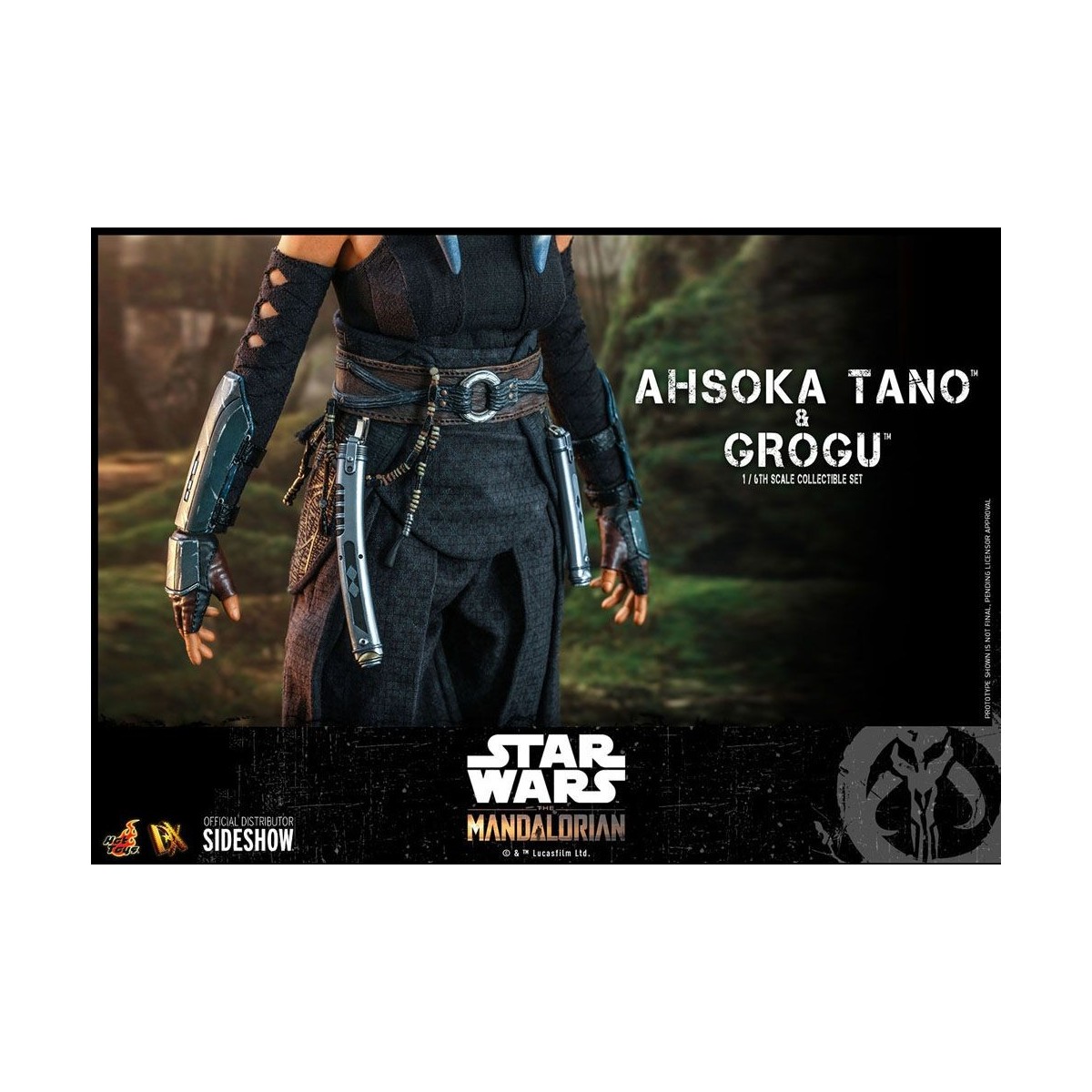 Hot Toys Star Wars - Ahsoka Tano y Grogu- La mandaloriana 1/6