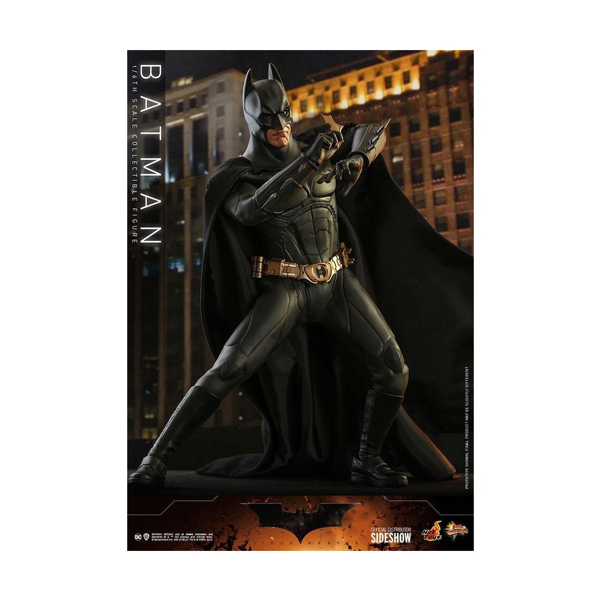 Hot Toys Batman Begins - Obra Maestra de la Película Batman Exclusiva 1/6