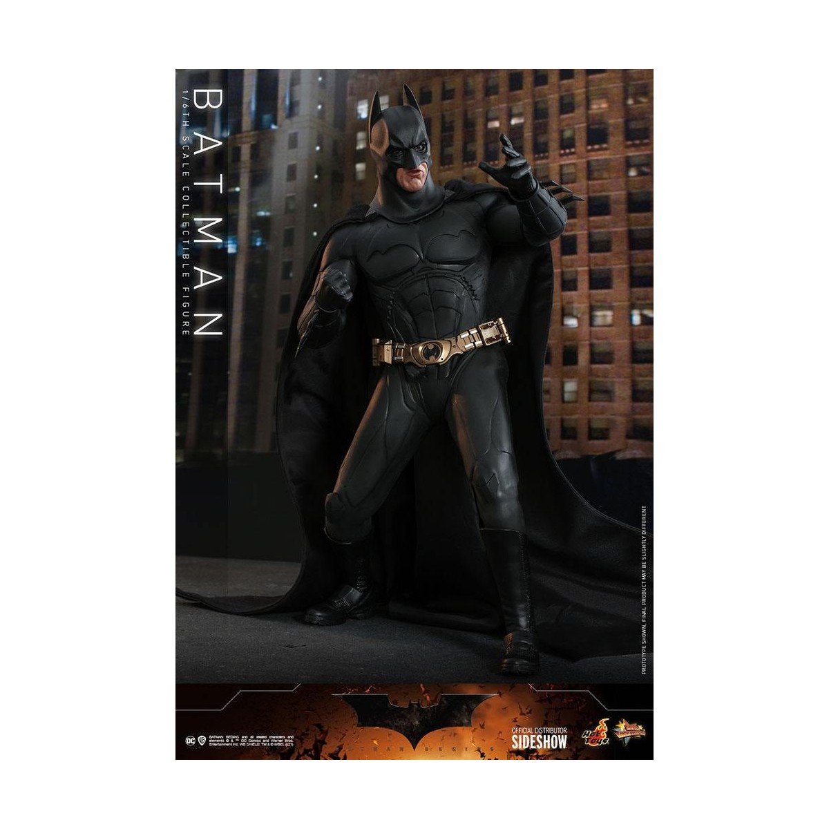 Hot Toys Batman Begins - Obra Maestra de la Película Batman Exclusiva 1/6