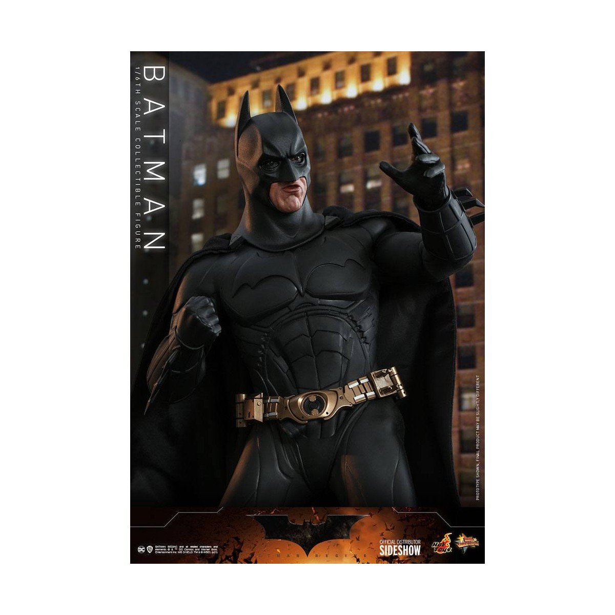 Hot Toys Batman Begins - Obra Maestra de la Película Batman Exclusiva 1/6