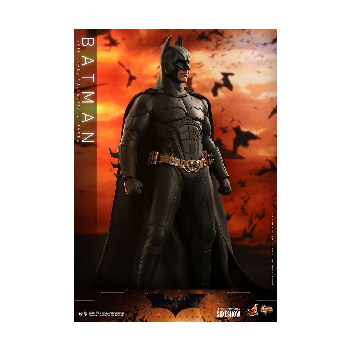 Hot Toys Batman Begins - Obra Maestra de la Película Batman Exclusiva 1/6