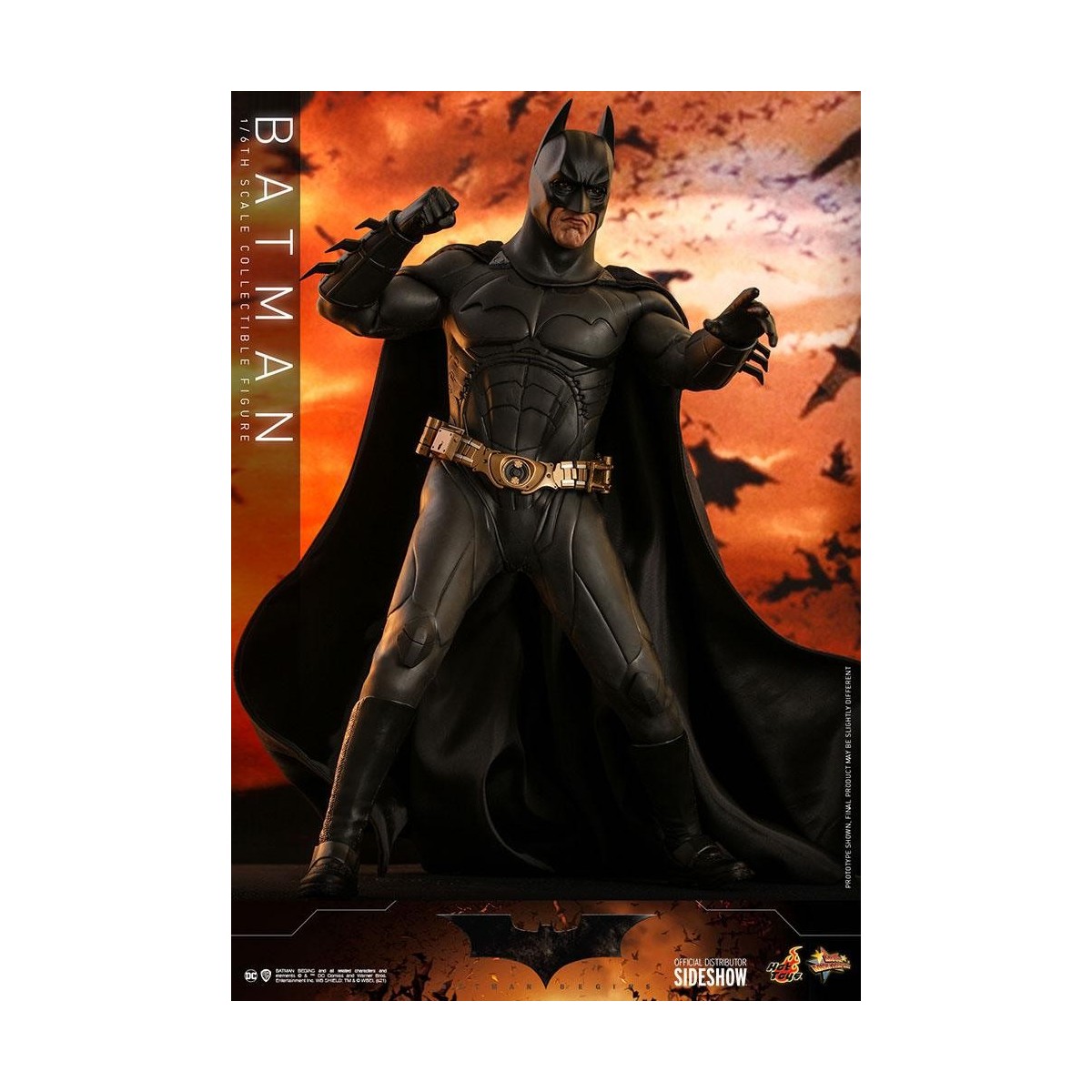 Hot Toys Batman Begins - Obra Maestra de la Película Batman Exclusiva 1/6