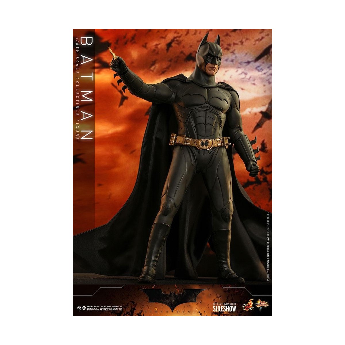Hot Toys Batman Begins - Obra Maestra de la Película Batman Exclusiva 1/6