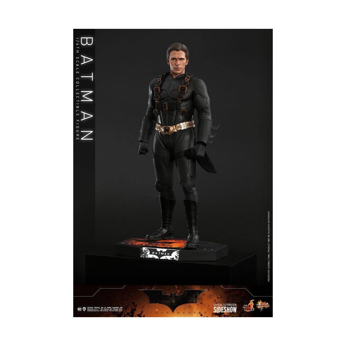 Hot Toys Batman Begins - Obra Maestra de la Película Batman Exclusiva 1/6