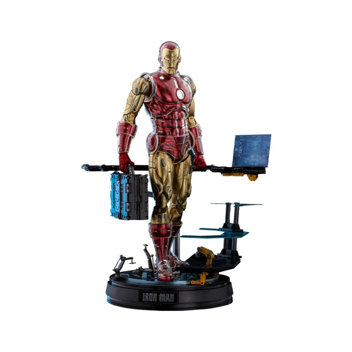 Hot toys - Iron Man Deluxe Version - Marvel The Origins Collection Comic Masterpiece figure 1/6