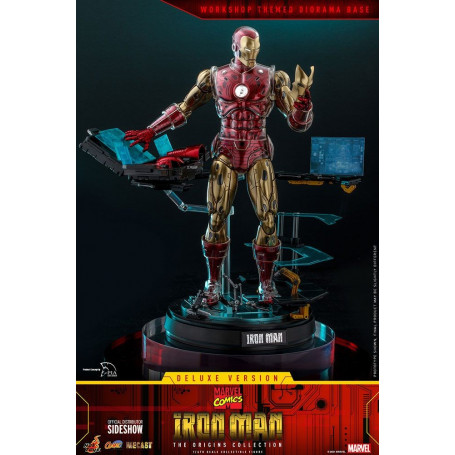 Hot toys - Iron Man Deluxe Version - Marvel The Origins Collection Comic Masterpiece figure 1/6