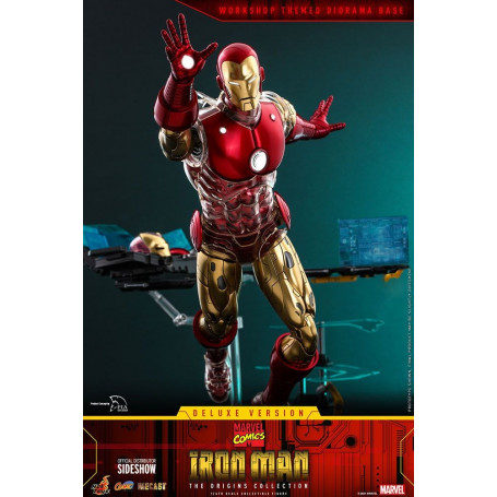 Hot toys - Iron Man Deluxe Version - Marvel The Origins Collection Comic Masterpiece figure 1/6