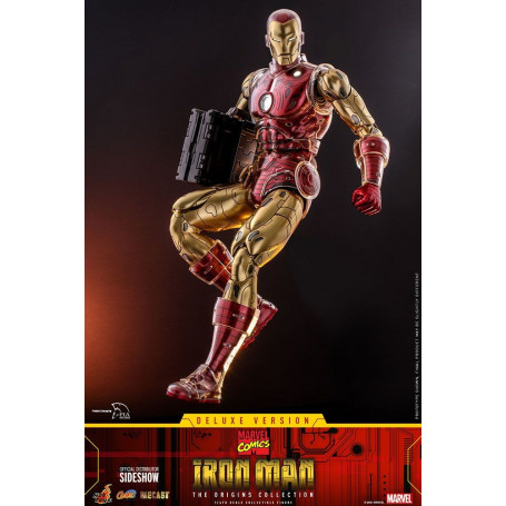 Hot toys - Iron Man Deluxe Version - Marvel The Origins Collection Comic Masterpiece figure 1/6