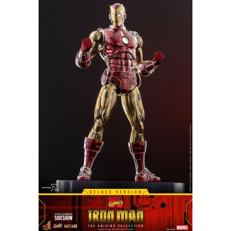 Hot toys - Iron Man Deluxe Version - Marvel The Origins Collection Comic Masterpiece figure 1/6