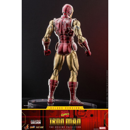 Hot toys - Iron Man Deluxe Version - Marvel The Origins Collection Comic Masterpiece figure 1/6