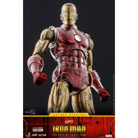 Hot toys - Iron Man Deluxe Version - Marvel The Origins Collection Comic Masterpiece figure 1/6