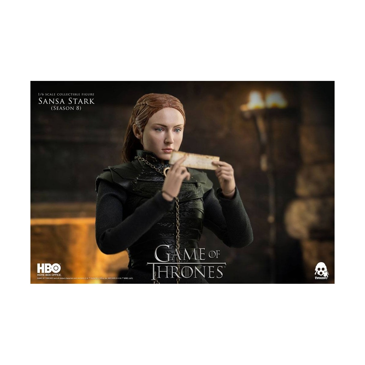 Tres ceros - Figura de acción de Juego de Tronos 1/6 Sansa Stark Temporada 8