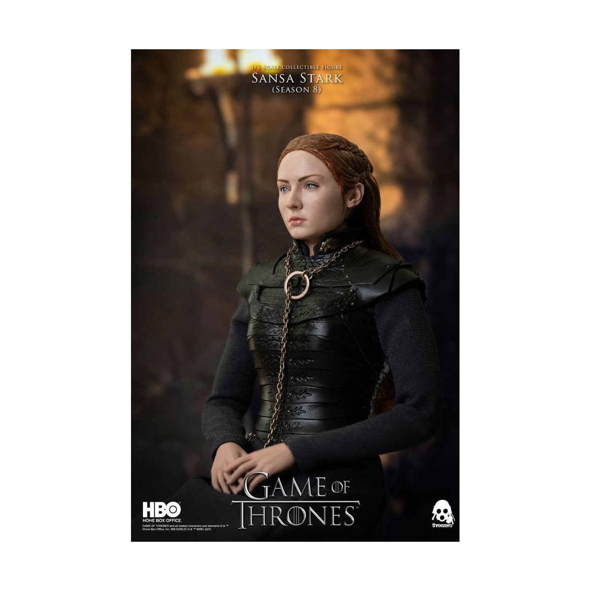 Tres ceros - Figura de acción de Juego de Tronos 1/6 Sansa Stark Temporada 8