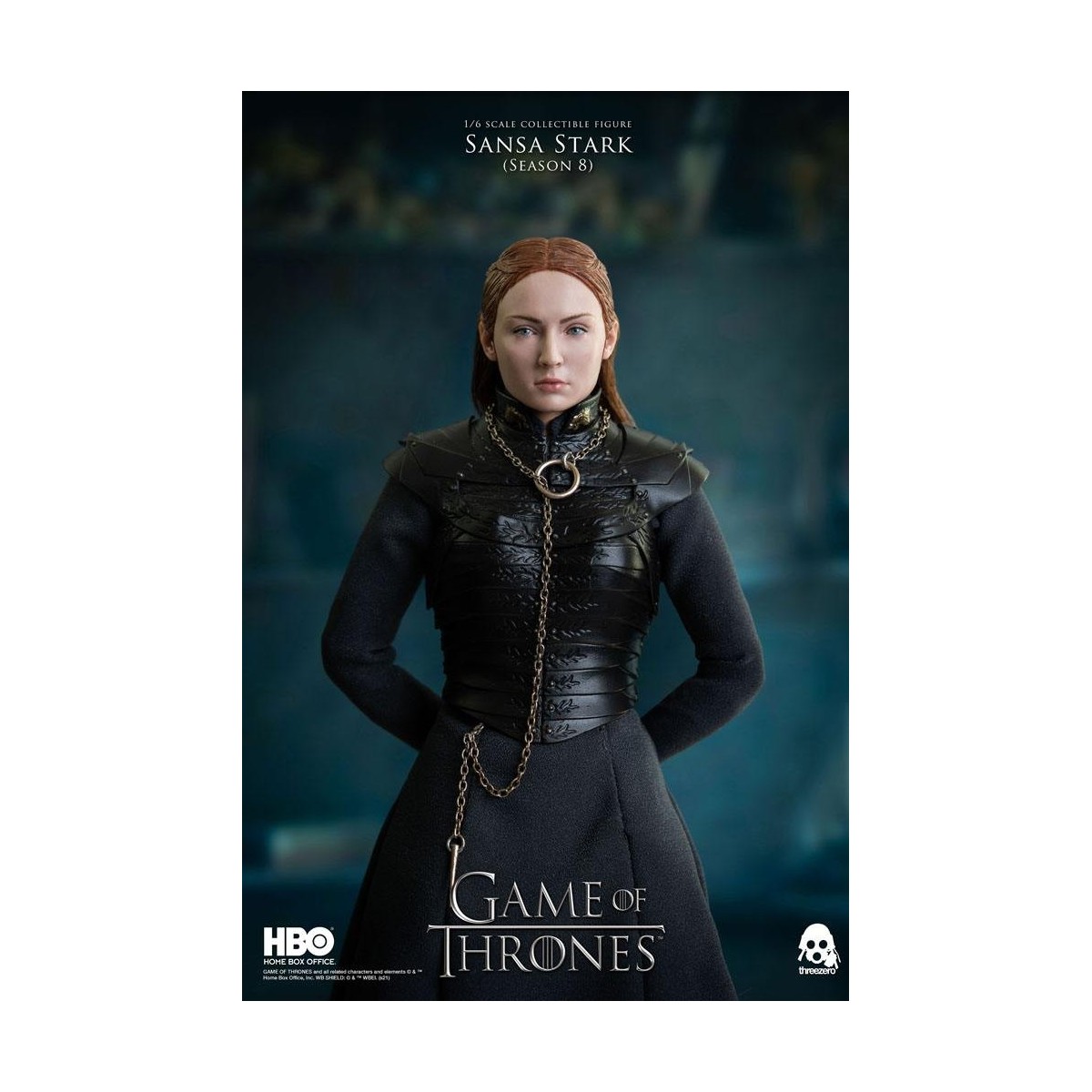 Tres ceros - Figura de acción de Juego de Tronos 1/6 Sansa Stark Temporada 8