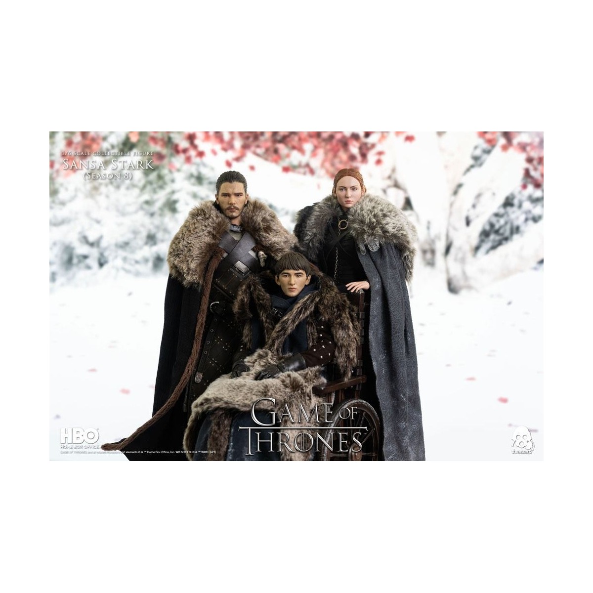 Tres ceros - Figura de acción de Juego de Tronos 1/6 Sansa Stark Temporada 8