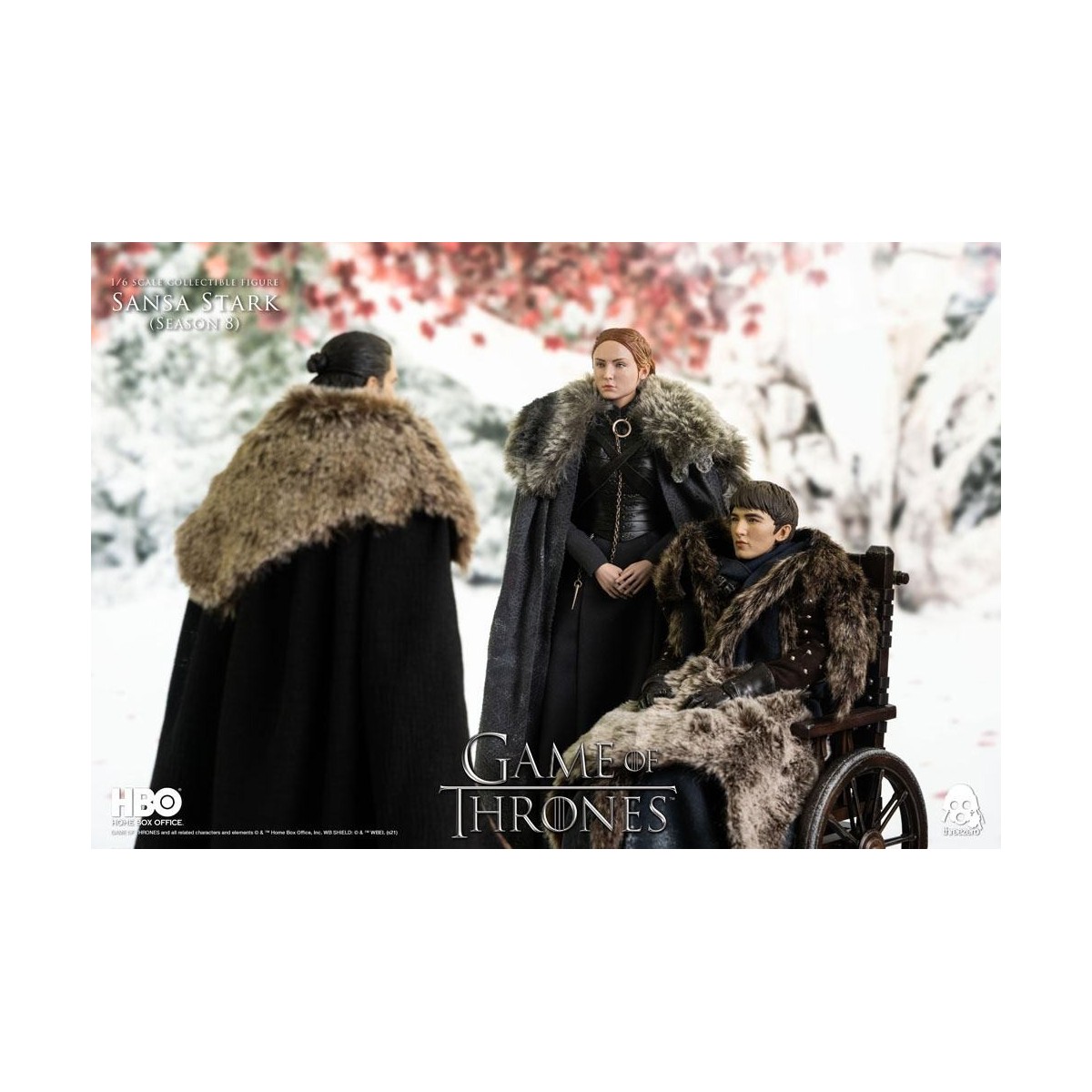 Tres ceros - Figura de acción de Juego de Tronos 1/6 Sansa Stark Temporada 8
