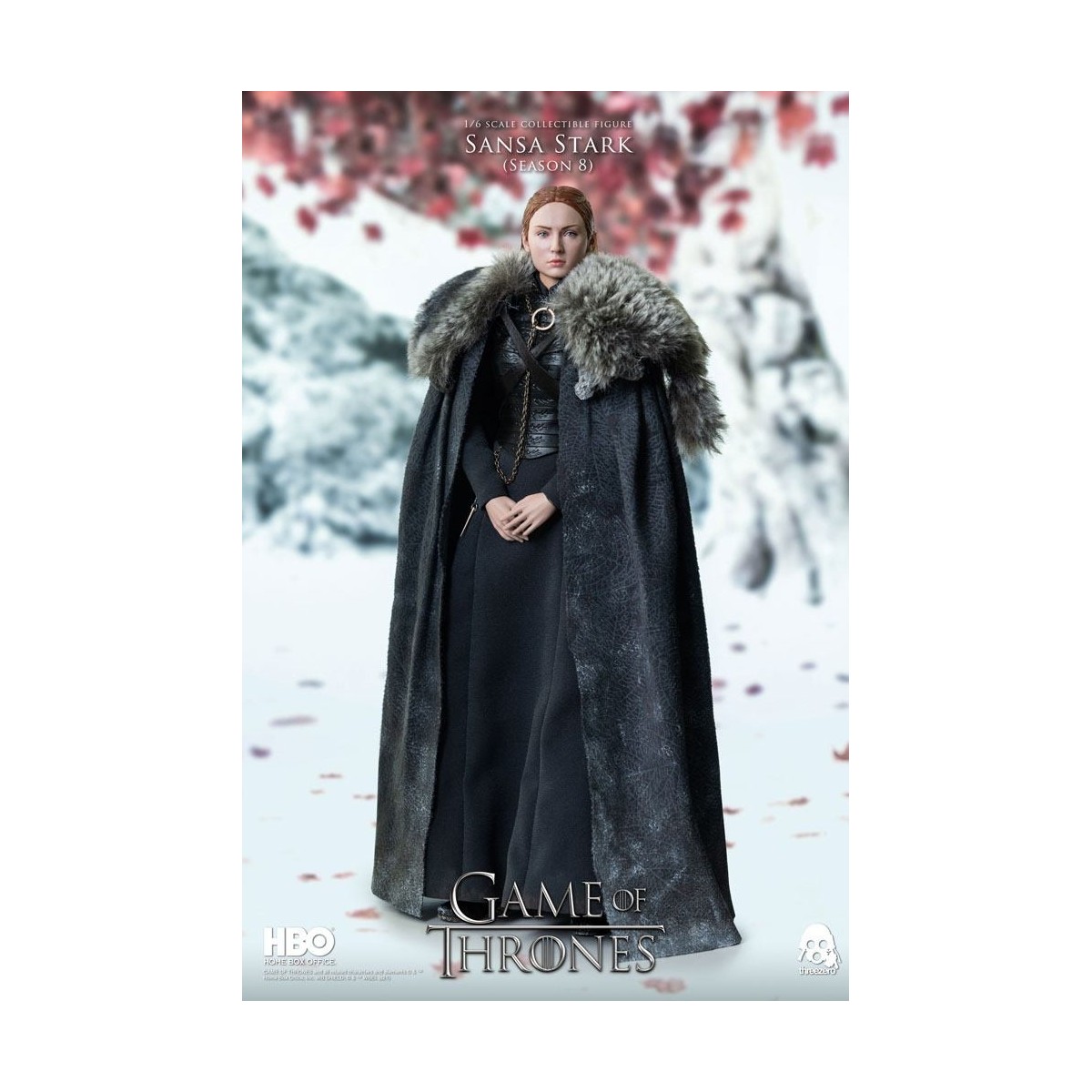 Tres ceros - Figura de acción de Juego de Tronos 1/6 Sansa Stark Temporada 8