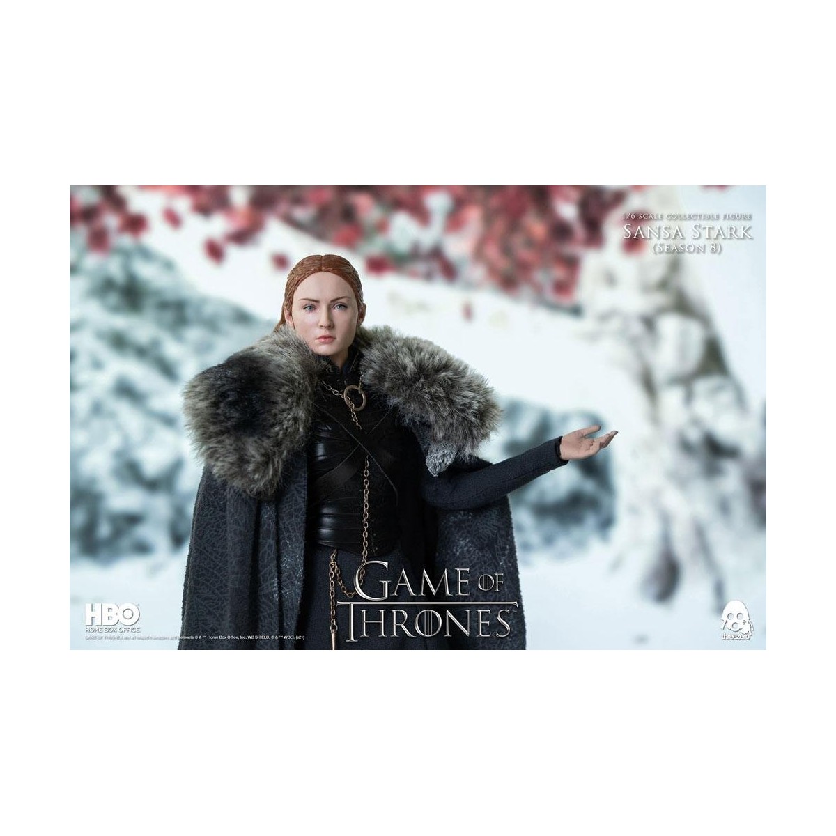 Tres ceros - Figura de acción de Juego de Tronos 1/6 Sansa Stark Temporada 8