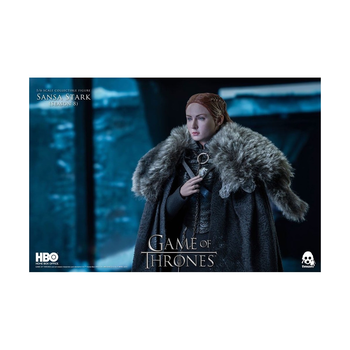 Tres ceros - Figura de acción de Juego de Tronos 1/6 Sansa Stark Temporada 8