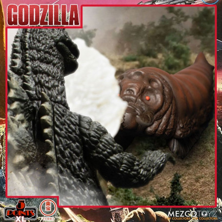 Mezco 5 Puntos XL Deluxe Box Set Ronda 1 - Godzilla: El ataque de los invasores