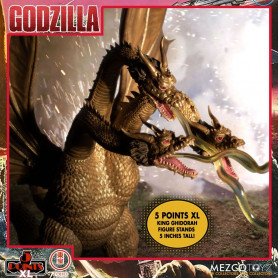 Mezco 5 Points XL Deluxe Box Set Round 2 - Godzilla: The Invaders Attack
