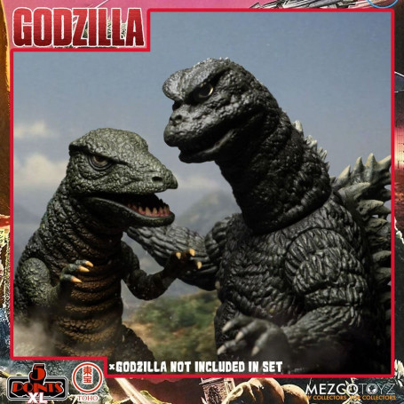 Mezco 5 Points XL Deluxe Box Set Round 2 - Godzilla: The Invaders Attack