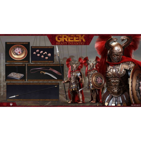 HHMODEL & HAOYUTOYS - Ejército Imperial - Infantería pesada griega 1/6