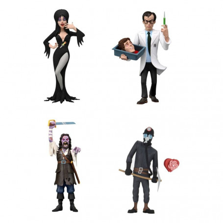 Neca - Toony Terrors - Elvira Capitán Blake Herbert West El Minero - Serie 6