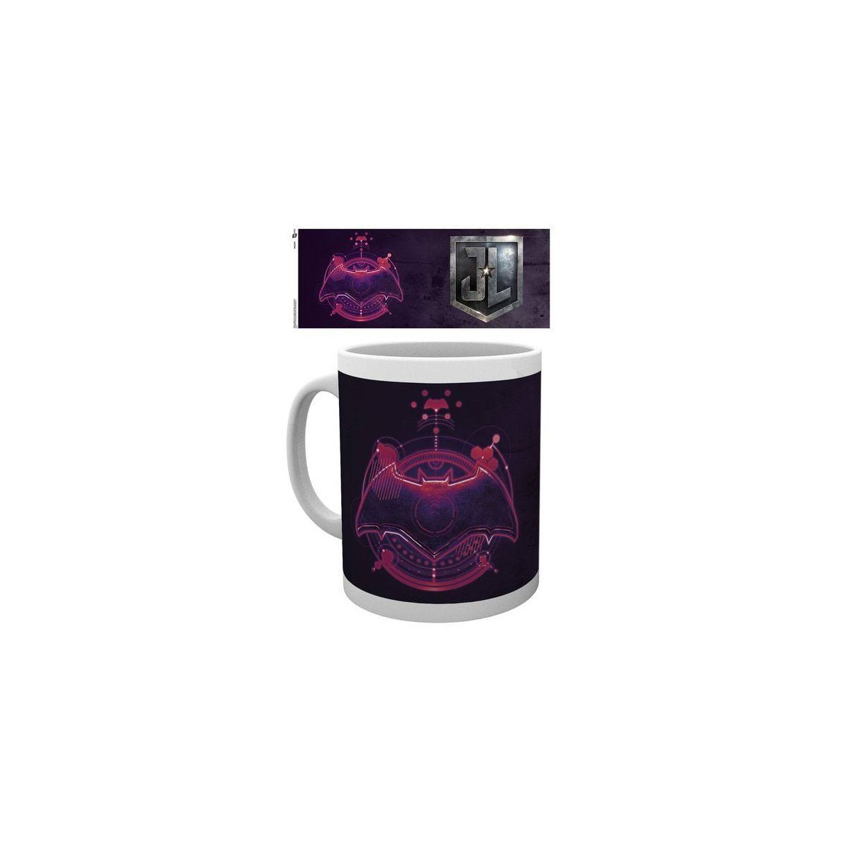 GB-Eye - Taza de la Liga de la Justicia - Logotipo de Batman