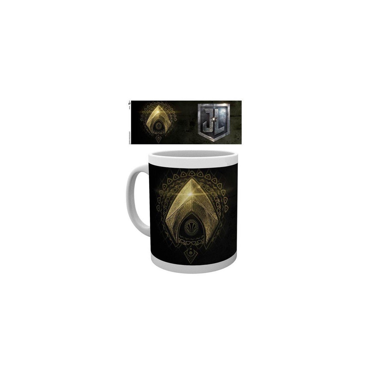 GB-Eye - Taza de la Liga de la Justicia - Logotipo de Aquaman