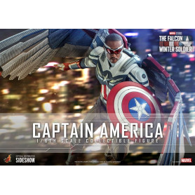 Hot Toys Marvel - Capitán América 1/6 - El Halcón y el Soldado de Invierno