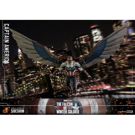 Hot Toys Marvel - Capitán América 1/6 - El Halcón y el Soldado de Invierno