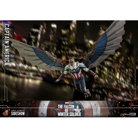 Hot Toys Marvel - Capitán América 1/6 - El Halcón y el Soldado de Invierno