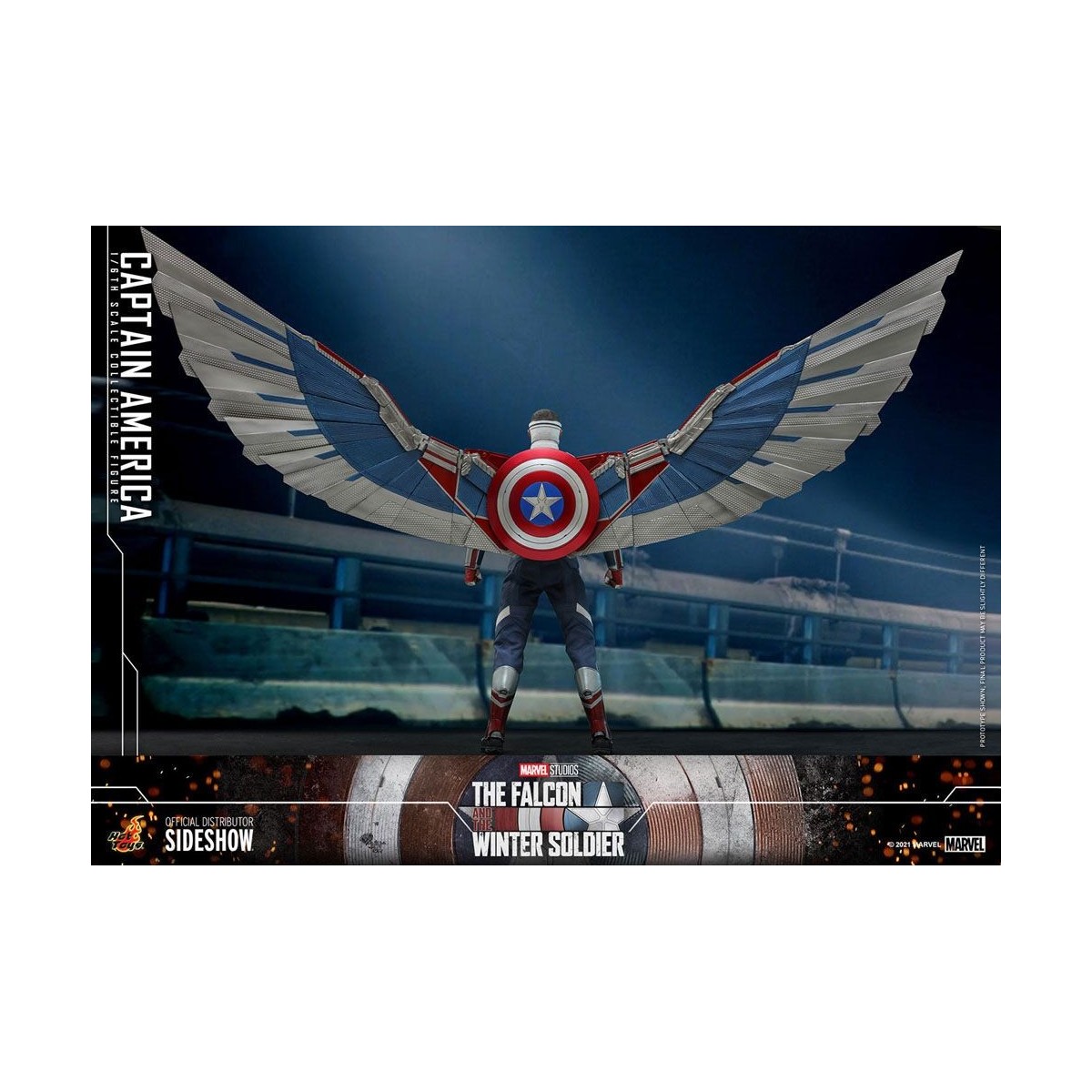 Hot Toys Marvel - Capitán América 1/6 - El Halcón y el Soldado de Invierno
