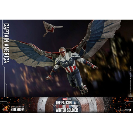 Hot Toys Marvel - Capitán América 1/6 - El Halcón y el Soldado de Invierno