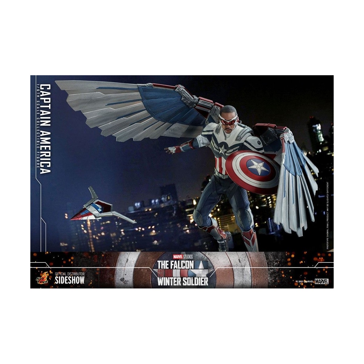 Hot Toys Marvel - Capitán América 1/6 - El Halcón y el Soldado de Invierno