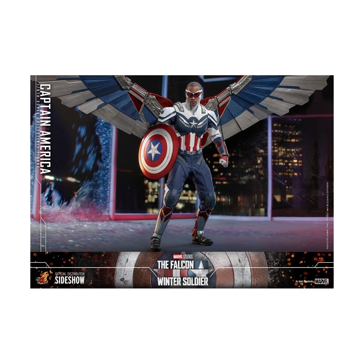 Hot Toys Marvel - Capitán América 1/6 - El Halcón y el Soldado de Invierno