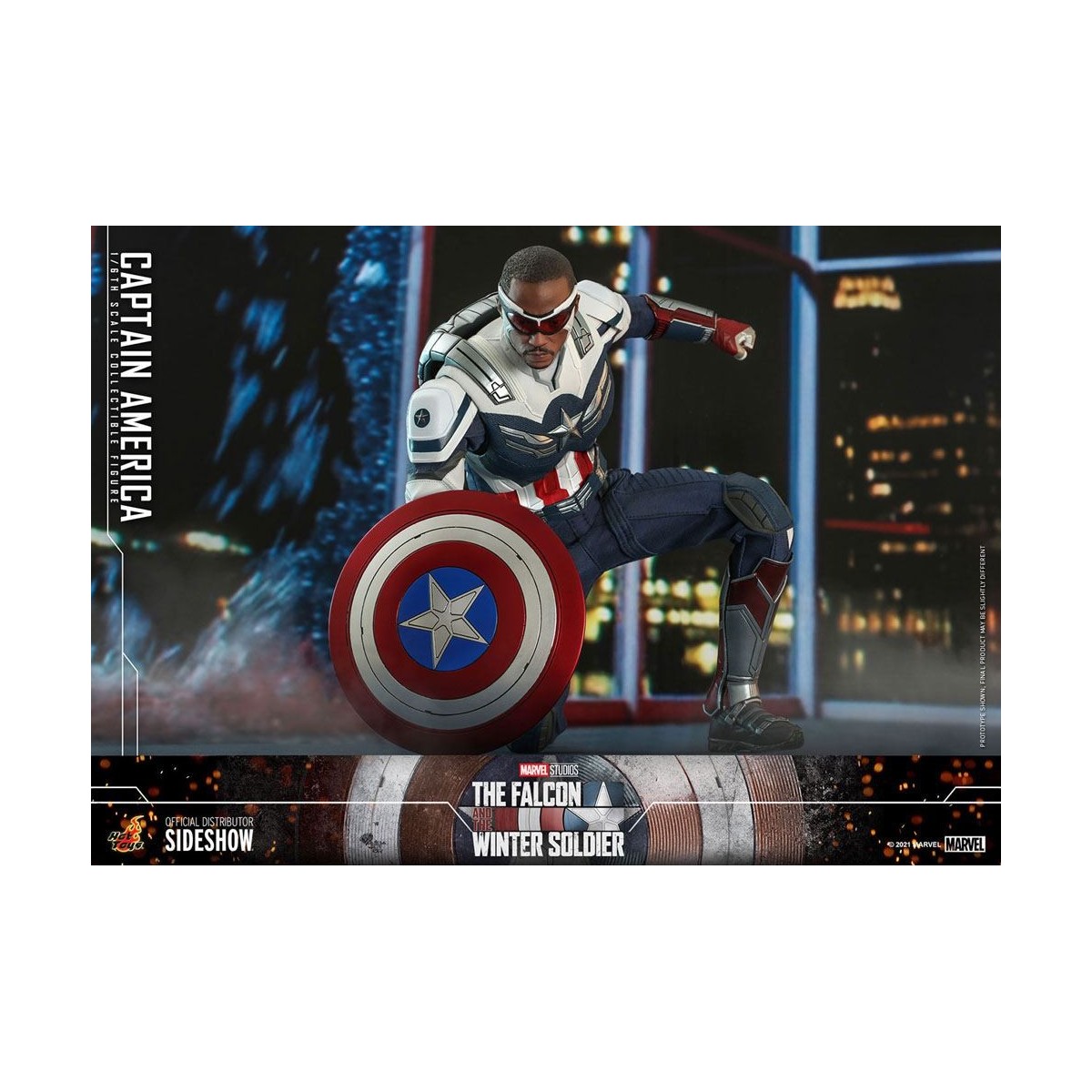 Hot Toys Marvel - Capitán América 1/6 - El Halcón y el Soldado de Invierno