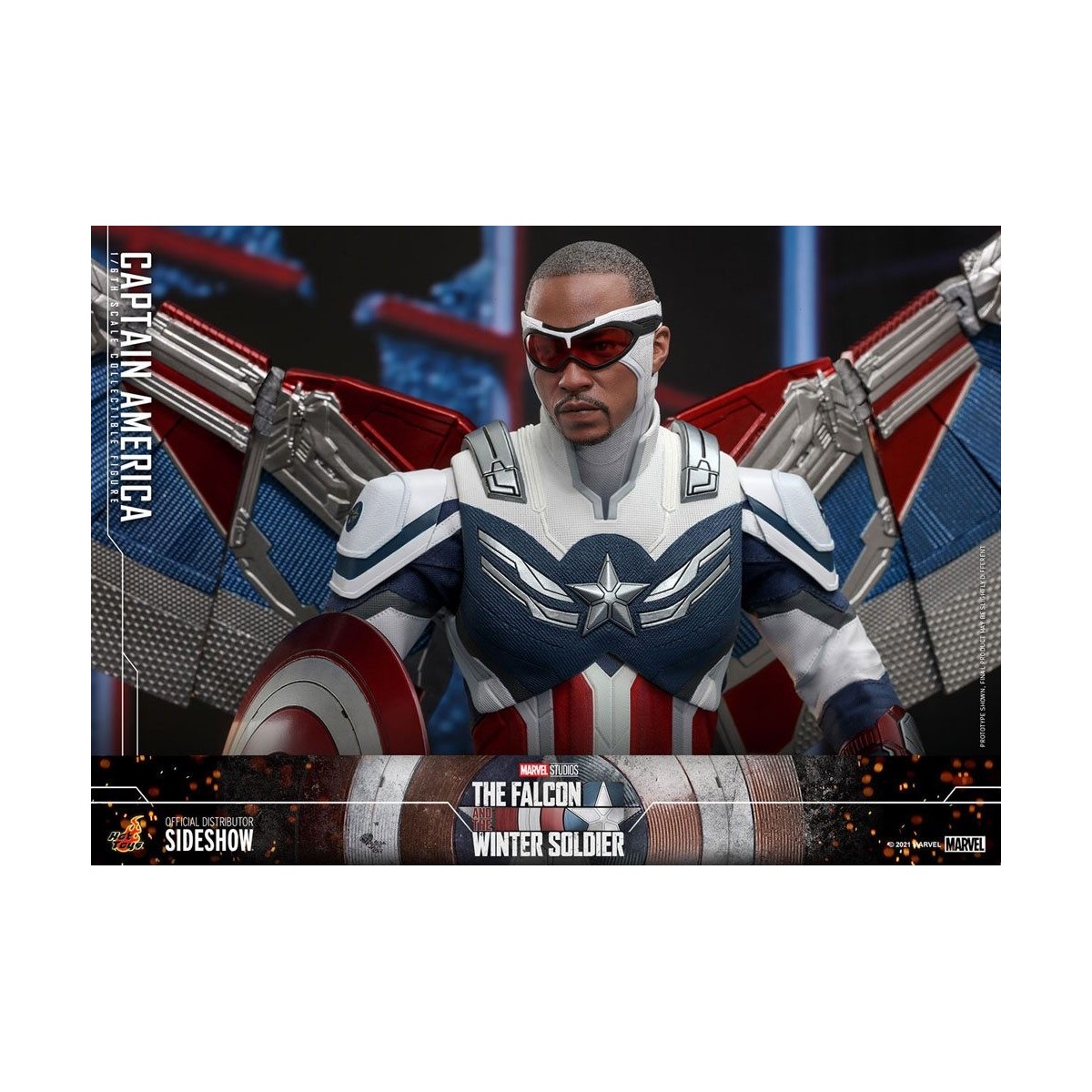 Hot Toys Marvel - Capitán América 1/6 - El Halcón y el Soldado de Invierno