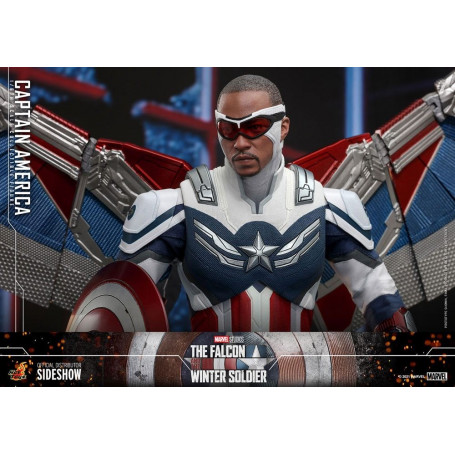 Hot Toys Marvel - Capitán América 1/6 - El Halcón y el Soldado de Invierno