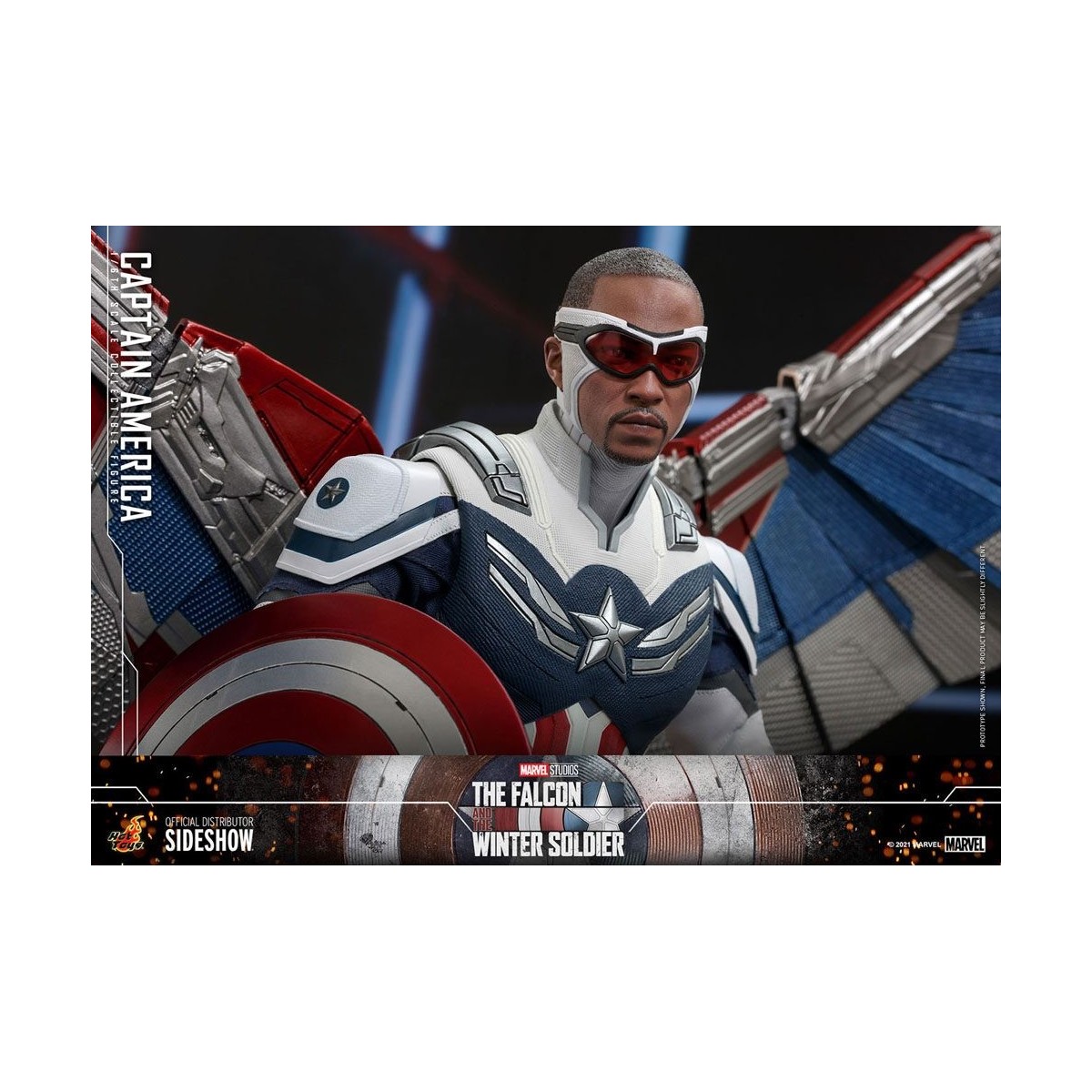 Hot Toys Marvel - Capitán América 1/6 - El Halcón y el Soldado de Invierno