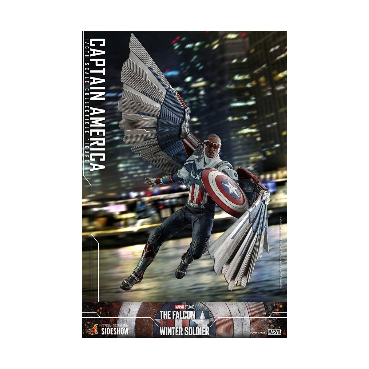Hot Toys Marvel - Capitán América 1/6 - El Halcón y el Soldado de Invierno