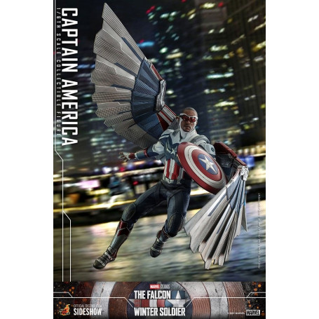 Hot Toys Marvel - Capitán América 1/6 - El Halcón y el Soldado de Invierno