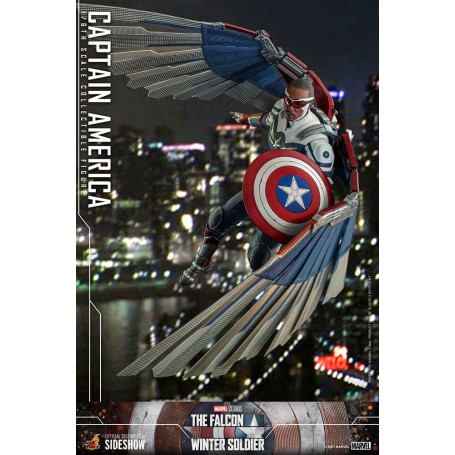 Hot Toys Marvel - Capitán América 1/6 - El Halcón y el Soldado de Invierno